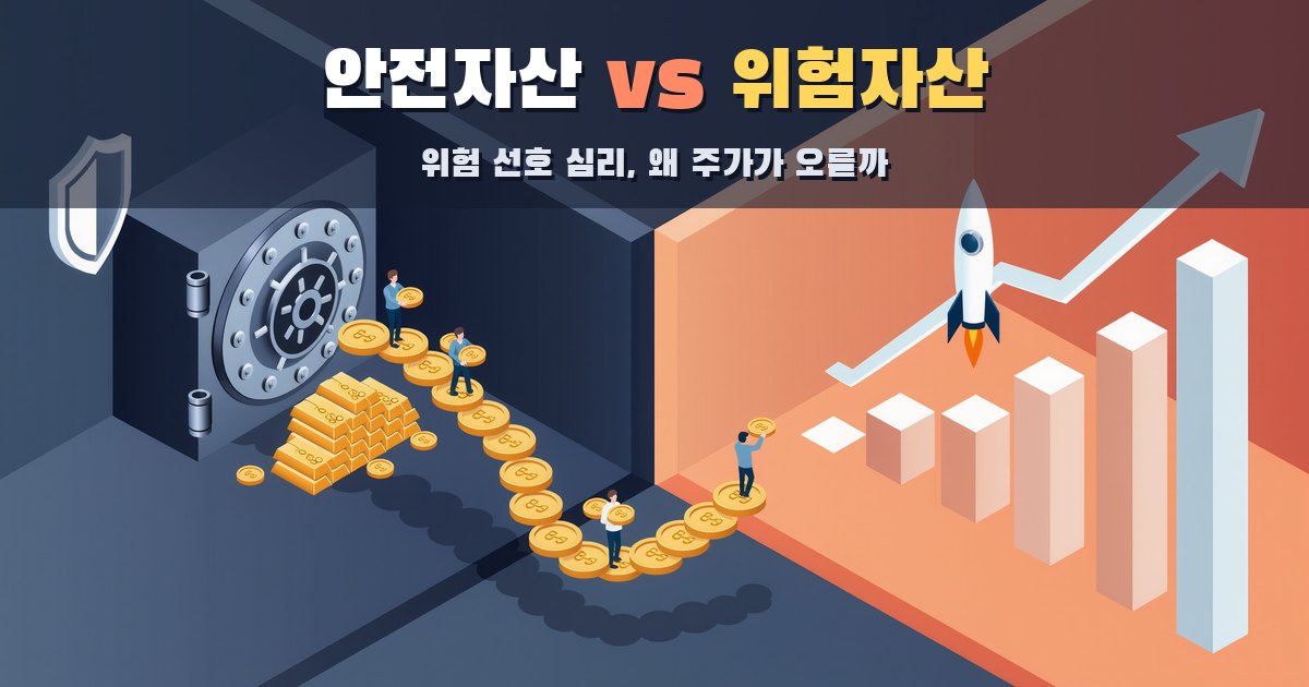 위험 선호 심리가 살아나면 왜 주가가 오를까? 안전자산과 위험자산 사이, 돈의 이동