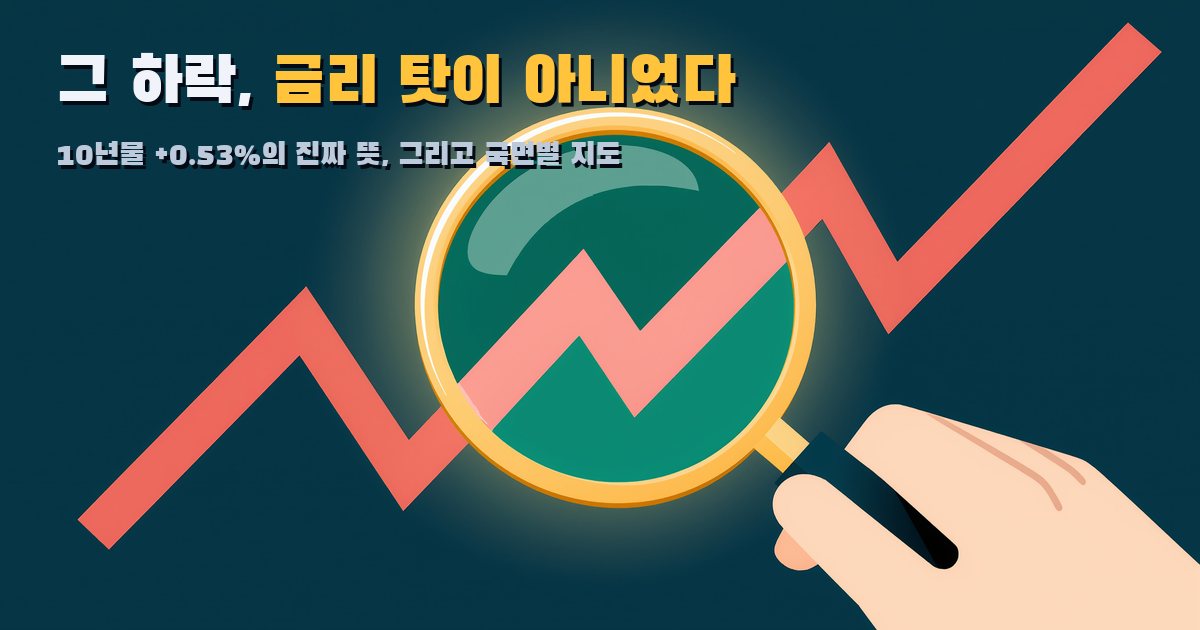 금리인상 수혜주부터 찾지 마세요: 10년물 금리 읽는 법과 국면별 지도